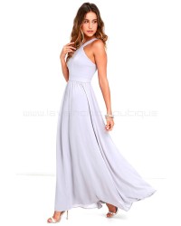 Air Of Romance Grey Maxi Dress 